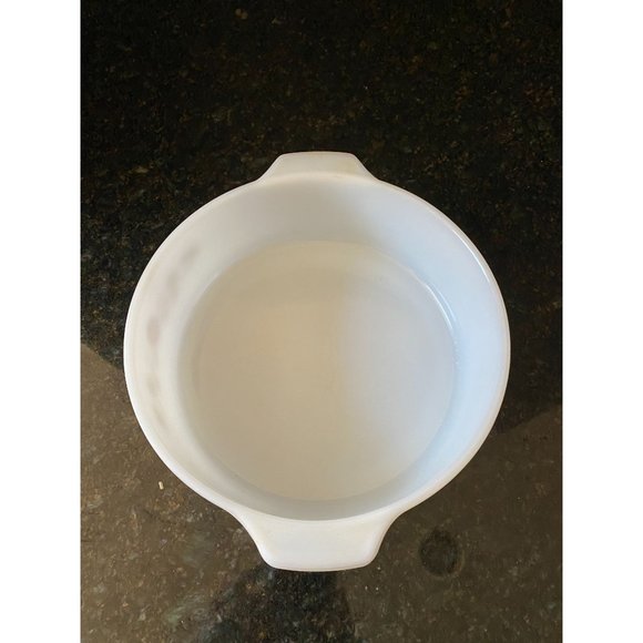 Dynaware, PYR-O-REY, 8 5" Brown, Round Daisy Casserole Dish, Vintage - Picture 4 of 5